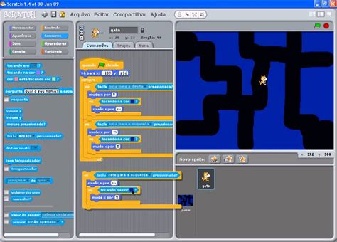 como criar um jogo de plataforma no scratch